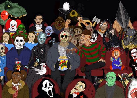 Horror Time by Popuche on @DeviantArt | Horror characters, Horror movie icons, Horror cartoon