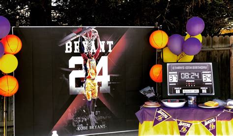 Ethans Th Birthday Th Birthday Birthday Ideas Brant Kobe Bryant Lakers Ethan Broadway