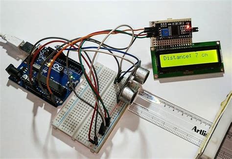 Ultrasonic Range Finder Arduino Distance Meter Using Arduino