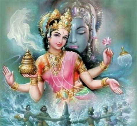 Sri Vishnu Mohini Swarupa Hindu Gods Hindu Deities Durga Goddess