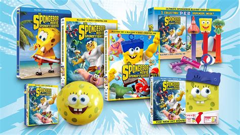 Unboxing All 6 Blu Ray Editions Of The Spongebob Movie Geekdad