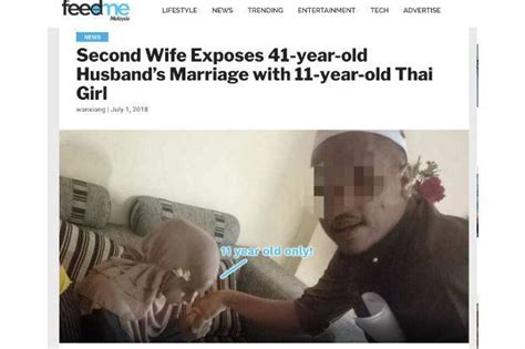 Malaysia Investigating Marriage Of Man To 11 Year Old Thai Girl