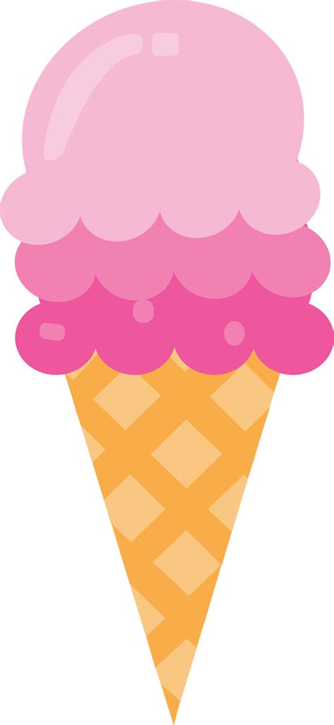 Pink Clipart Ice Cream Cone Pink Ice Cream Cone Transparent Free For Download On Webstockreview