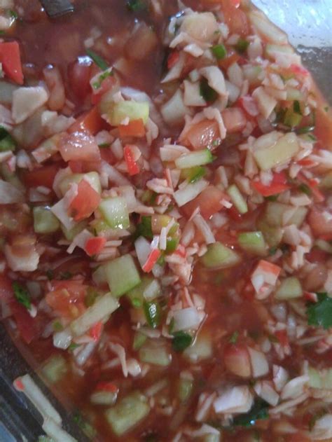 (by the way, this dip is my most popular recipe because it has no mayo!) so i figured, lets try another appetizer without mayo. Imitation Crab Salad (Mexican Style) | Crab salad, Imitation crab salad, Food