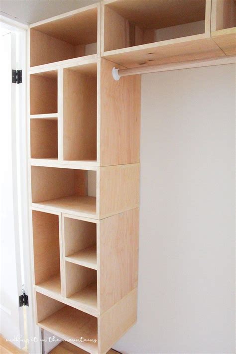 Position the central shelf unit to be the middle of the diy closet system. DIY Custom Closet Organizer: The Brilliant Box System ...