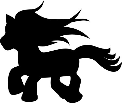 Pony Silhouette Clip Art At Getdrawings Free Download