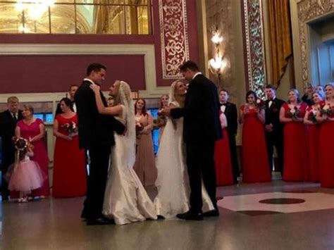 Double Wedding Identical Twin Sisters Marry Identical Twin Brothers