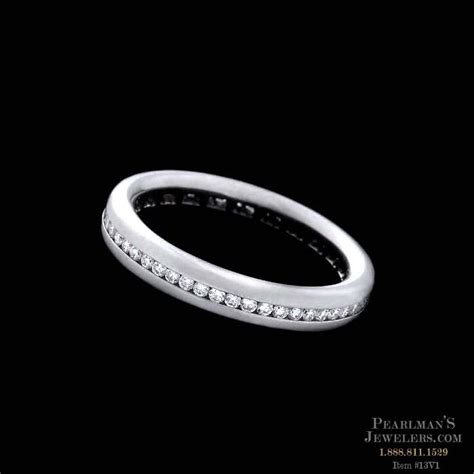Whitney Boin Platinum 35mm Diamond Eternity Wedding Ring
