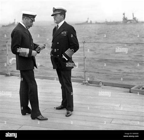 Admiral David Beatty During A Visit To The Fleet Hi Res Stock