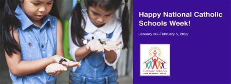 Happy National Catholic Schools Week Nancy Larson Science