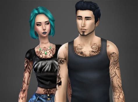 Mejores 27 Imágenes De Los Sims 4 L Tatuajes Cc En Pinterest Tatuajes