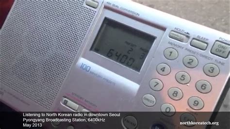 North Korean Radio In Seoul Pyongyang Broadcasting Station On 6400khz