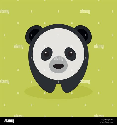 Cute Cartoon Panda Stock Vector Image And Art Alamy