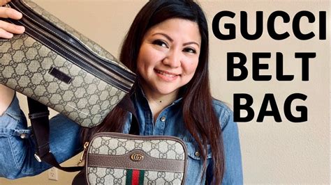 gucci belt bag old and new gg supreme gucci ophidia belt bag gucci guccibeltbag youtube