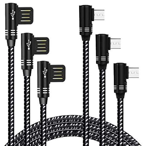 Epacks Right Angle Micro Usb Cable 90 Degree Extra Long Cord High
