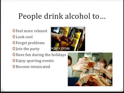 Alcohol And Drinking Presentation