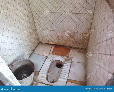 Indian Toilet Seat Stock Photo Image Of Room Property
