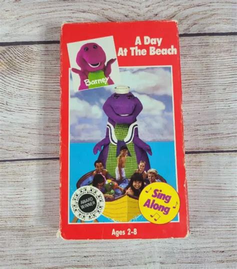 Barney And The Backyard Gang A Day At The Beach Vhs Video 1988 Purple