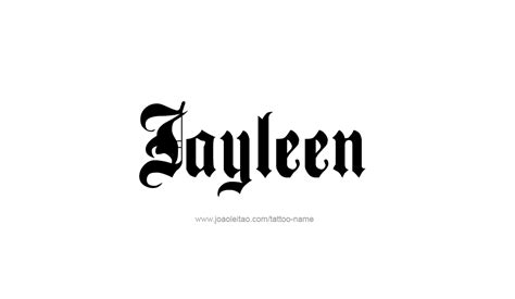 Jayleen Name Tattoo Designs | Name tattoos, Name tattoo ...