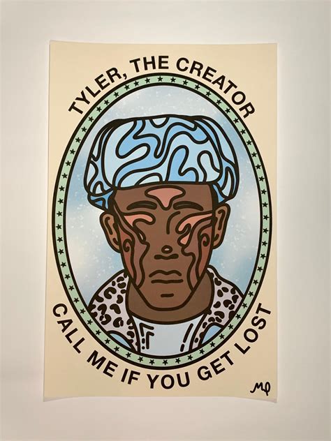 Tyler The Creator Poster Tyler The Creator Call Me If You Get Lost Poster Wall Decor