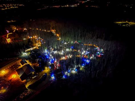 Winter City Lights Now Open In Olney Aerial Preview The Moco Show