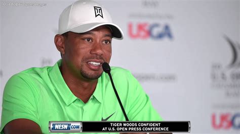 u s open tiger woods shuts down reporter at press conference youtube
