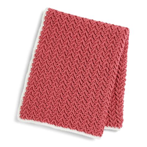 Caron Crochet Texture Lap Blanket | Yarnspirations in 2022 | Lap