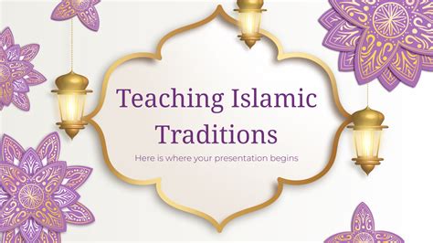 Islamic Powerpoint Ppt Slide Templates Free Download On Pngtree