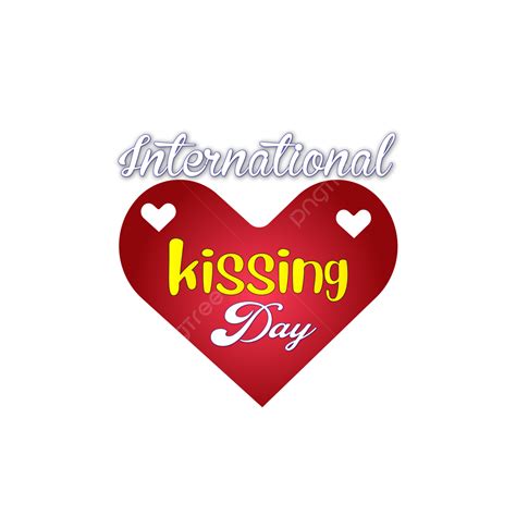 International Kissing Day Vector Png Images Special International Kissing Day For All Lovers