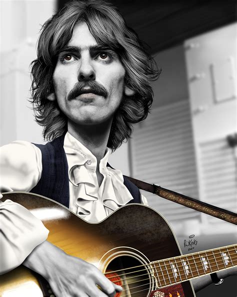 George Harrison Caricature Paul King Artwerks