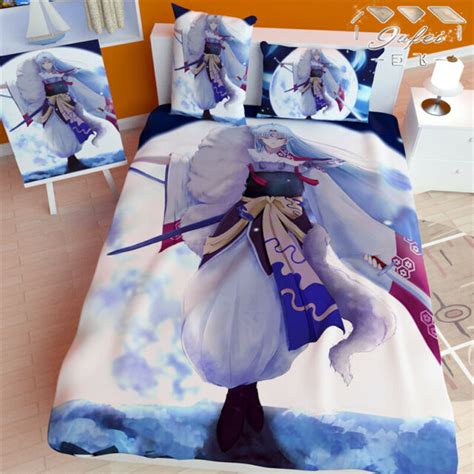 In their quest to restore the shattered shikon jewel. Full Set Anime InuYasha Quilt Cover Blanket Bed Sheet ...