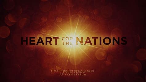 Heart For The Nations Youtube