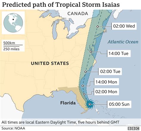 Tropical Storm Isaias Nears Coronavirus Hit Florida