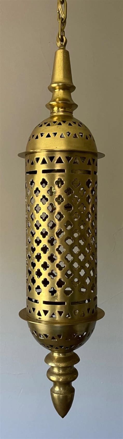 Cast Pierced Brass Moroccan Style Lantern Etsy