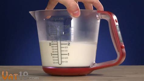 If the size is an even number. Taylor Digital Measuring Cup and Scale - YouTube