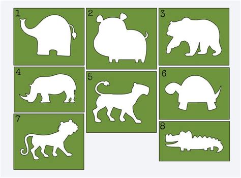 Zoo Animal Stencils For Painting Onesies Onesie Painting Kit Etsy