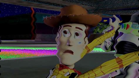Toy Story 1 Woody Fights Buzz Lightyear Ufo Major Youtube