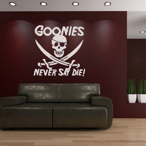 Discover hundreds of ways to save on your favorite products. Never Say Die Goonies Movie Quote Wall Sticker in 2020 | Wall sticker, Wall quotes, Wall