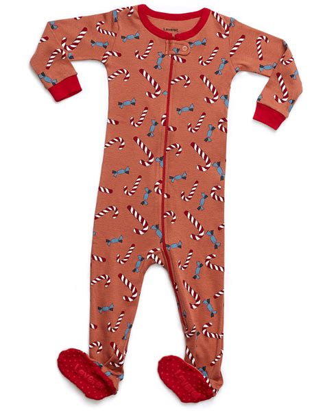 Leveret Leveret Baby Boys Girls Christmas Footed Pajamas Sleeper 100