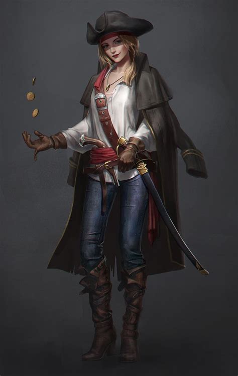 Female Warrior Woman Warrior Пираты арт Пираты