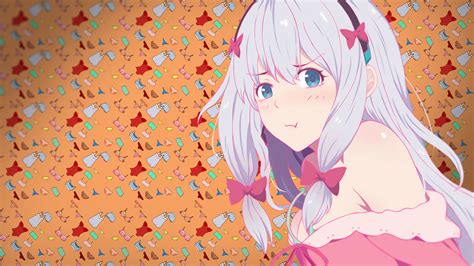 Desktop Wallpaper Sagiri Izumi Cute Face Anime Girl Hd Image The Best