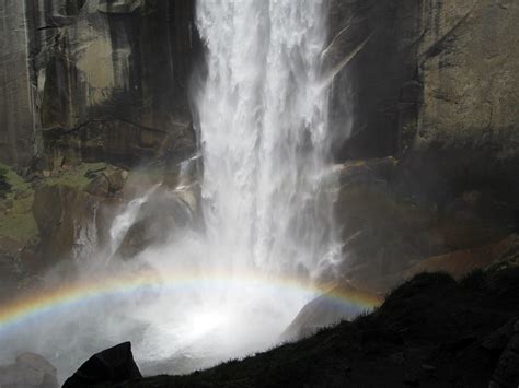 Rainbow At Vernal Falls Yosemite National Park
