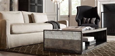 Strand coffee table create a central gathering area in your home that offers a cozy, warm wood and metal design. Restoration Hardware Strand Mirrored Tables | Home ...