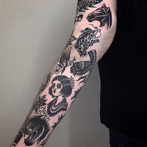 Collection by christopher kuntschik • last updated 3 weeks ago. All random but in harmony | Traditional tattoo sleeve ...