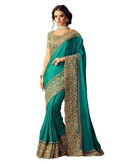 Saree For Beautiful Lady Green And Beige Silk Saree Buy Saree For
