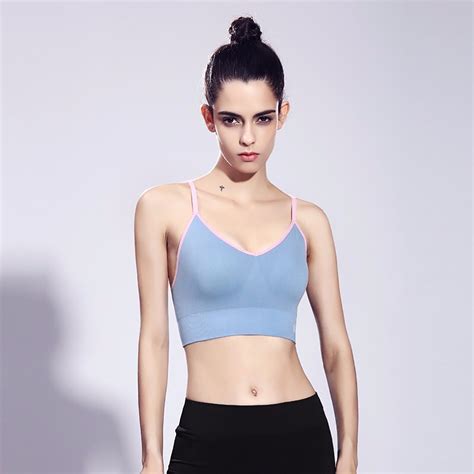 Flandis Yoga Bras Women Anti Shock Fitness Top Depor Sexy Sports Vest Comfortable Shakeproof