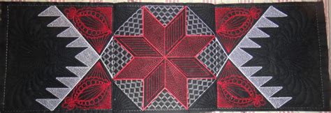 Hoop sisters embroidered feathered star quilt. Quilting Blogs - What are quilters blogging about today?