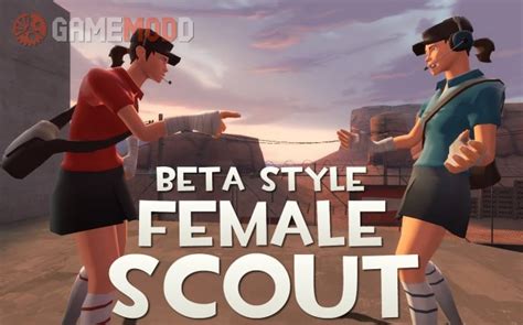 Beta Style Female Scout Tf2 Skins Scout Gamemodd