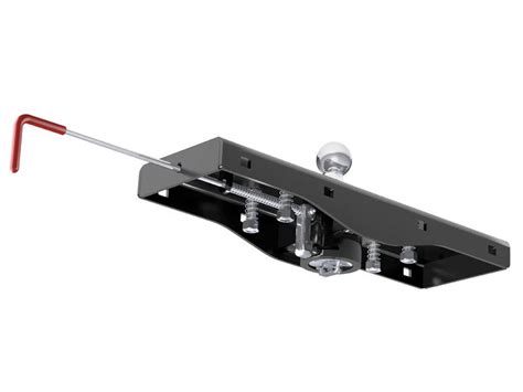 The double lock mounts underneath your truck bed with compatible gooseneck installation brackets and provides a removable 2 5/16″ gooseneck trailer ball with a gross trailer weight capacity up to 30,000 lbs. Curt CM-60619 CURT Double Lock EZr Gooseneck Hitch