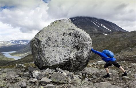 Tricks To Move Large Rocks By A Single Person Hunker